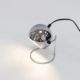 Lampe chromée EyeBall des années 1970