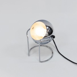 Lampe chromée EyeBall des années 1970