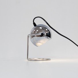 Lampe chromée EyeBall des années 1970